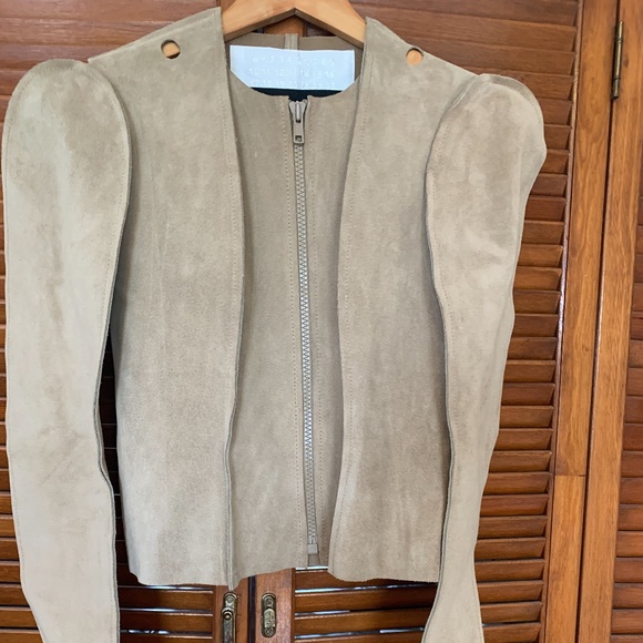 Maison Martin Margiela Jackets & Blazers - MAISON MARTIN MARGIELA X H&M TAN LEATHER JACKET